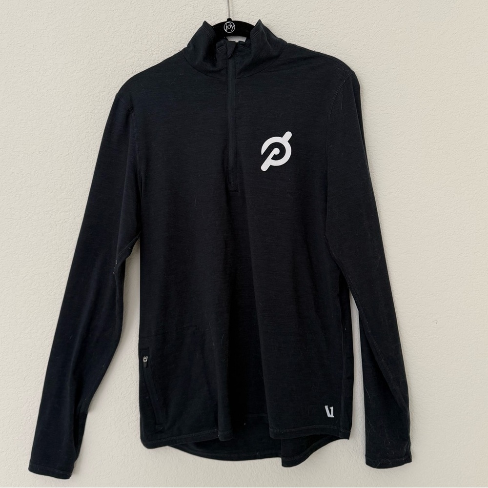 Peloton x Vuori Navy Quarter Zip Pullover